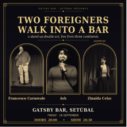 Comedy Show: Two Foreigners Walk into a Bar — event image